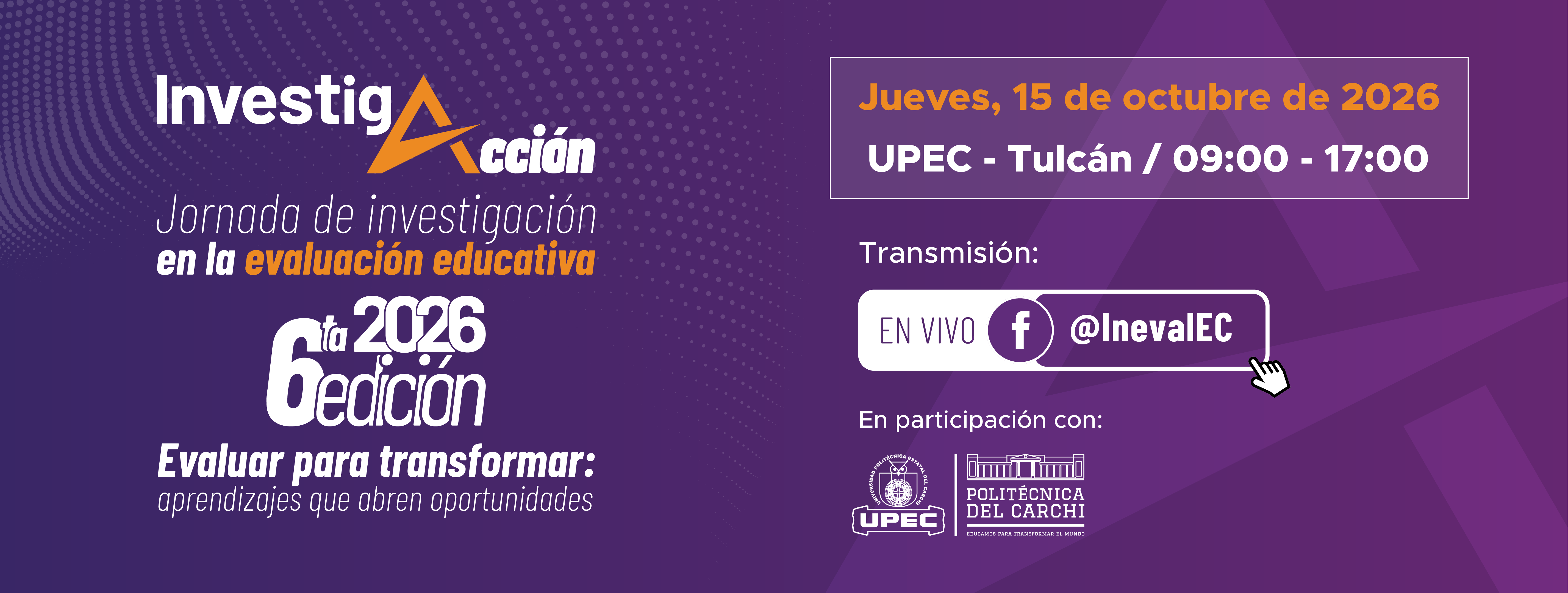 Jornadas de Investigación en Evaluación Educativa - 6ta edición